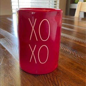 Rae Dunn Valentine’s Day candle.